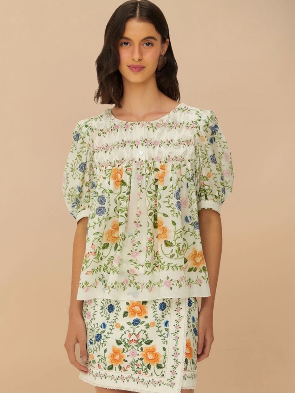 FARM RIO Floral Mini Skirt NWT! - Picture 2 of 6